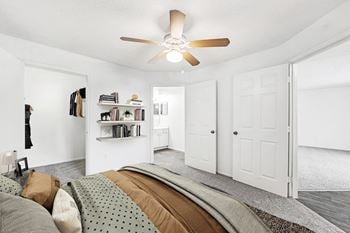 Ceiling fans in bedrooms